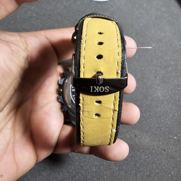 Soki mens fashiin quartz watch date just dial working S-014 - Picture 7 of 10